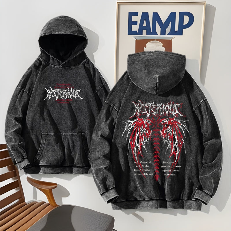 Vintage cotton hoodie