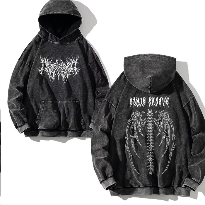 Vintage cotton hoodie